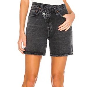 Agolde Criss Cross Short in Photogram